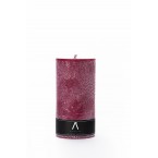 Parfumed palm wax candle "Cherry dust" Red color