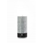 Parfumed palm wax candle "Emotion" Light gray color
