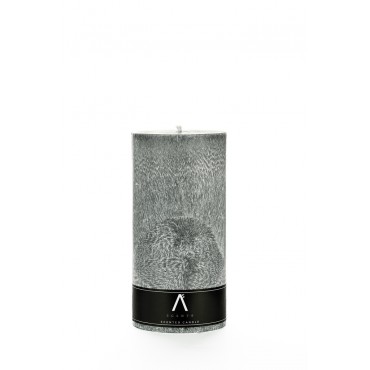 Parfumed palm wax candle "Miracle" Gray-black color